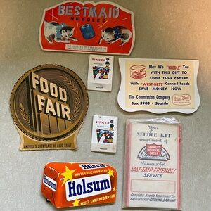 Vintage Promotional Needle Books